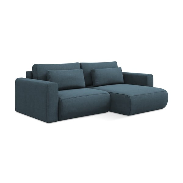 Mėlynos spalvos sulankstoma/su sandėliavimo vieta kampinė sofa (su dešiniuoju kampu/su gultu) Kapua – Makamii-image-3