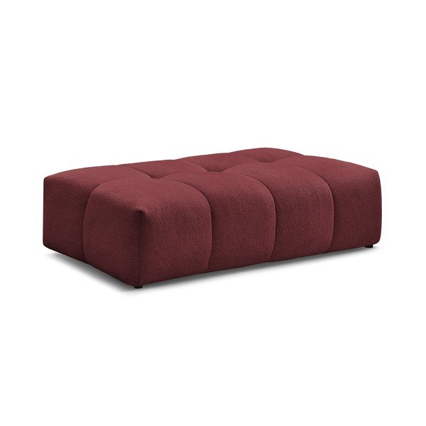 Bordo spalvos iš šenilinio audinio taburetė Everest – Bobochic Paris-image-3