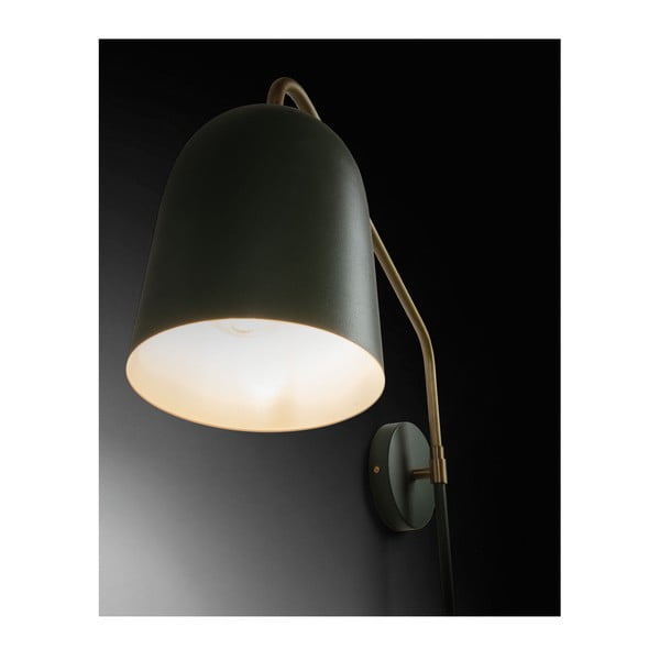 Žalios spalvos sieninė lempa ø 15 cm Audrie – Kave Home-image-2