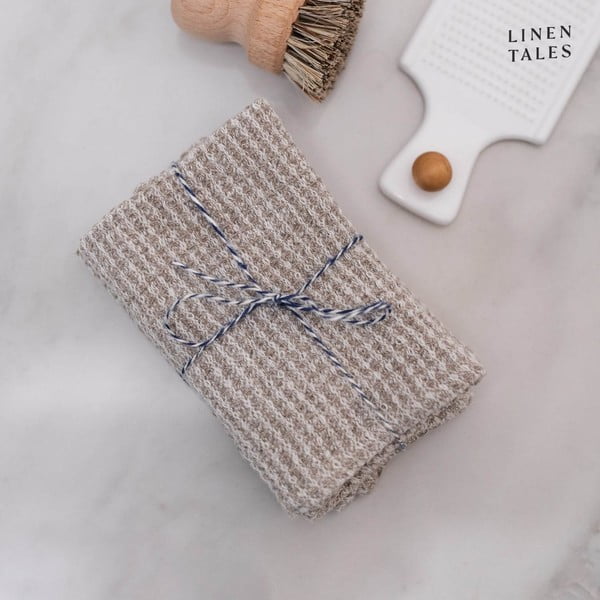 2 lininiai rankšluosčiai, 26x26 cm - Linen Tales-image-4