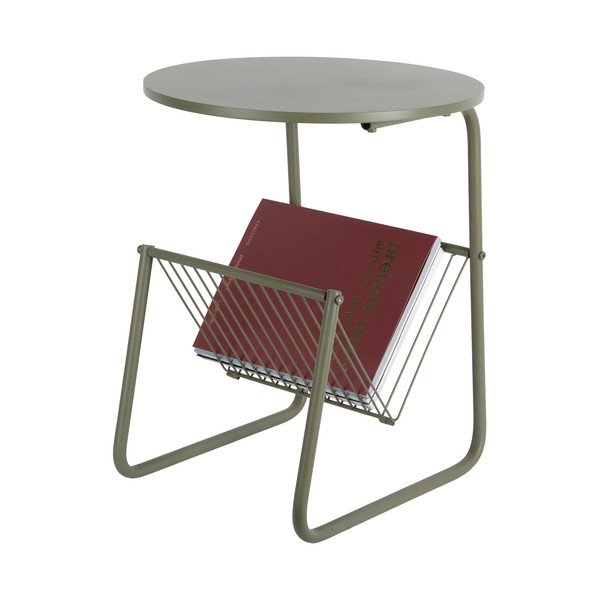 Iš metalo apvalios formos šoninis stalas ø 40 cm Riqueza Revista – Leitmotiv-image-2