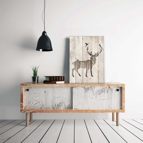 Iš medžio ženklas 40x60 cm Deer – Really Nice Things-image-1