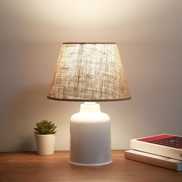 Stalinis šviestuvas (aukštis 31 cm) iš džiuto Eren – Opviq lights-image-1