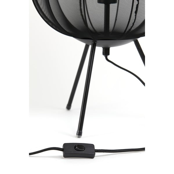 Juoda stalinė lempa (aukštis 60 cm) Plumeria - Light & Living-image-3