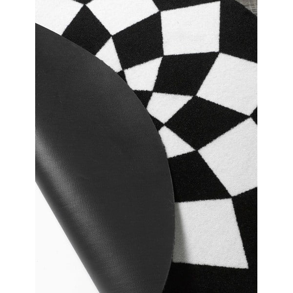 Kiliminė danga "Deko" - juoda geometrija, 100 cm-image-3