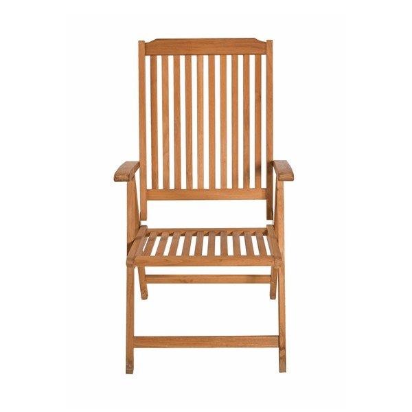 Medžio masyvo sodo krėslas rudos spalvos Solo – Garden Pleasure-image-1