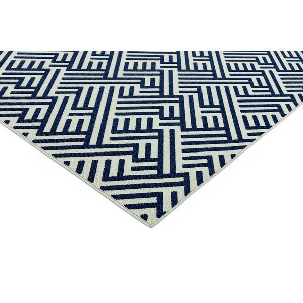 Mėlynos ir baltos spalvos kilimas Asiatic Carpets Linear, 80 x 150 cm-image-3