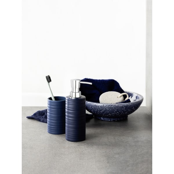 Tamsiai mėlynas keraminis muilo dozatorius 0,26 l Mila - Wenko-image-1