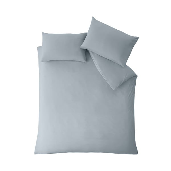 Pilkai mėlynos spalvos dvigulė/itin ilga patalynė 230x220 cm So Soft Non-Iron – Catherine Lansfield