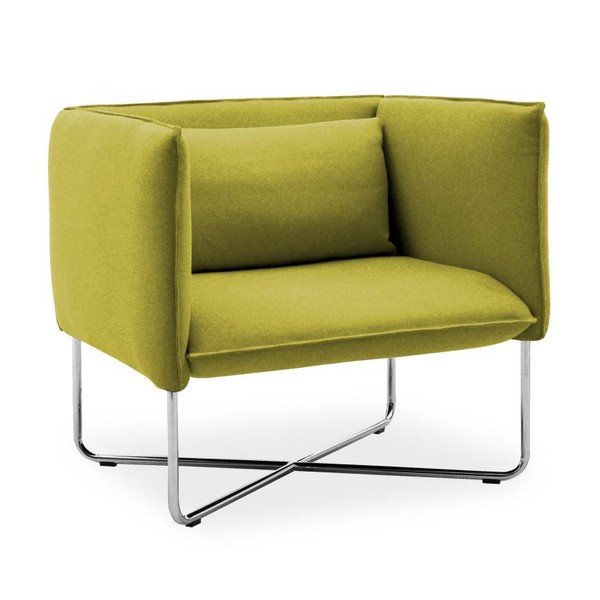 Geltonas krėslas Softline Groove-image-2