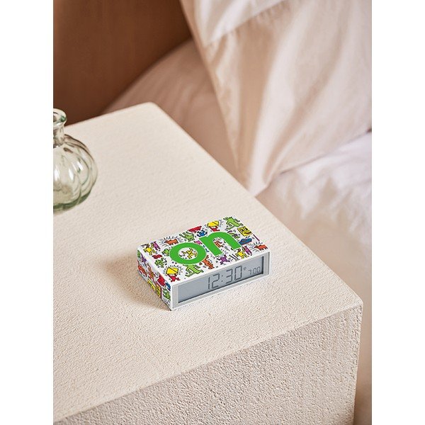 Skaitmeninis/stalinis žadintuvas Flip+ Lexon x Keith Haring - Happy – Lexon-image-1