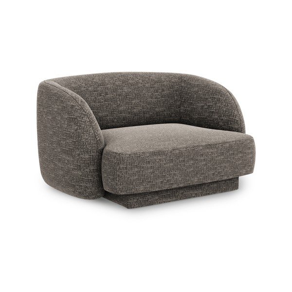 Pilkas fotelis Miley - Micadoni Home-image-3