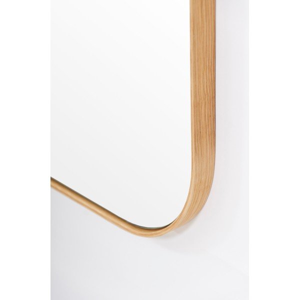 Sieninis veidrodis su ąžuoliniu rėmu Wireworks Gaze, 41 x 114 cm-image-3