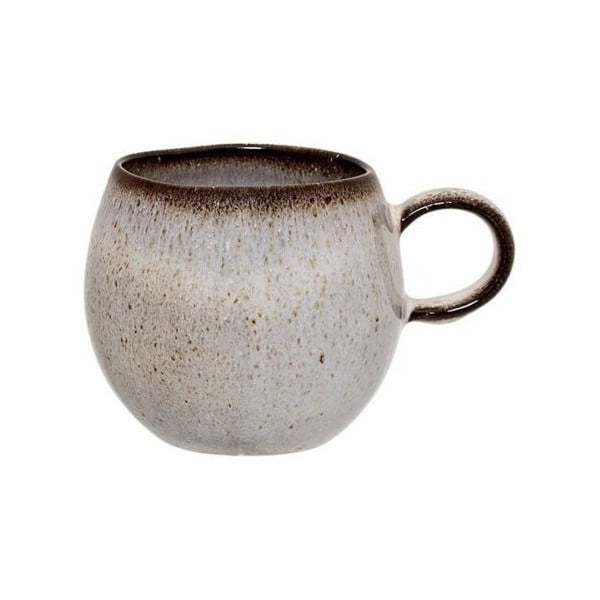 Pilkos spalvos keramikos puodelis Bloomingville Sandrine