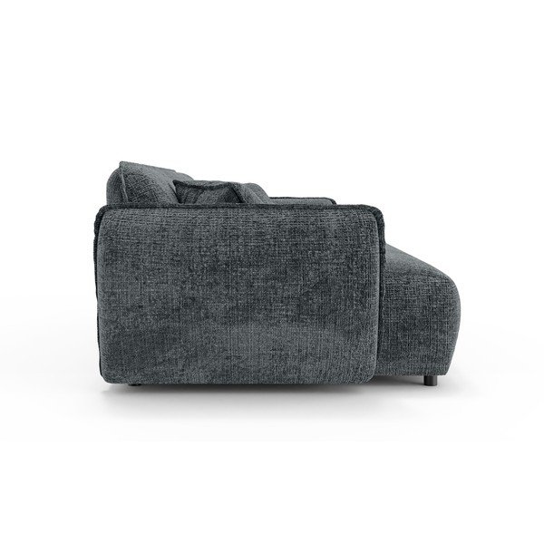 Tamsiai pilkos spalvos sofa iš šenilinio audinio 250 cm Nelia Big – Ropez-image-3