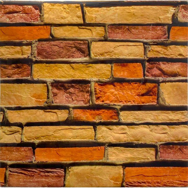 Lipnios plokštės komplekte 6 vnt. ant sienos 30x60 cm Brick Wall – SP TREND