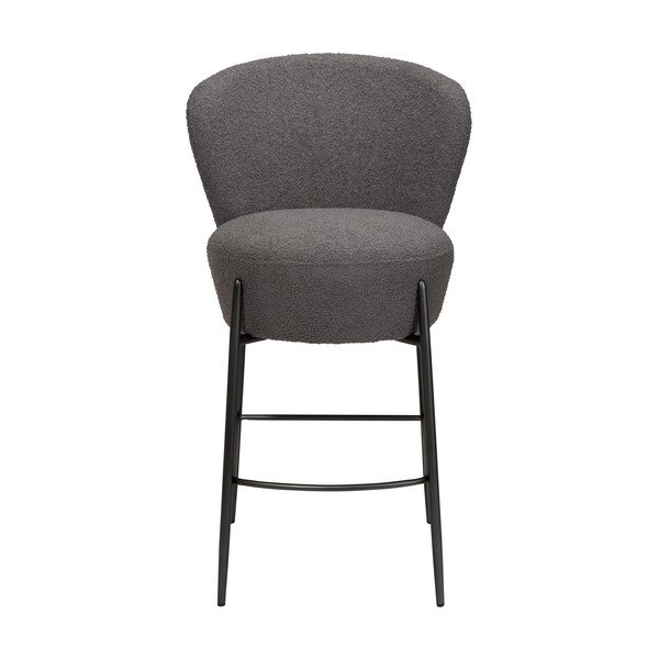 Pilkos spalvos baro taburetė (sėdynės aukštis 68 cm) Orbit – DAN-FORM Denmark-image-1