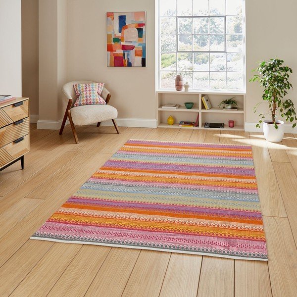 Rankų darbo iš medvilnės kilimas 160x230 cm Cascade Bright Multi – Think Rugs-image-1