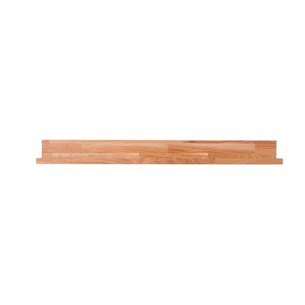 Iš ąžuolo masyvo sieninė lentyna natūralios spalvos paveikslėliams 80 cm Kalle – Interia Home & Living