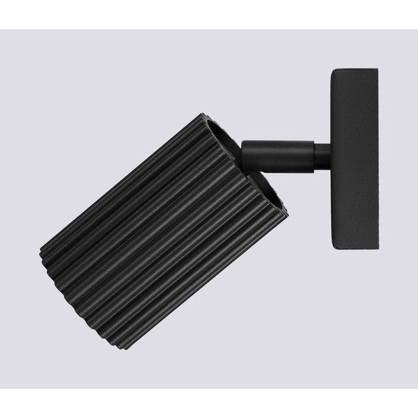 Juodos spalvos taškinis šviestuvas 8x16 cm Gleam – Sollux-image-4