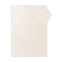 Rankų darbo kreminės spalvos iš vilnos kilimas 160x230 cm Puristic Knots – Elle Decoration