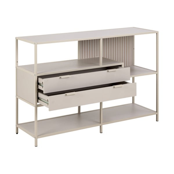 Knygų spinta  pilkos spalvos 114x78x35 cm Seaford – Actona-image-2