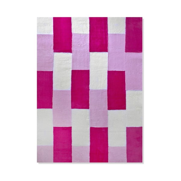 Vaikiškas kilimas Mavis Pink Lines, 100x150 cm