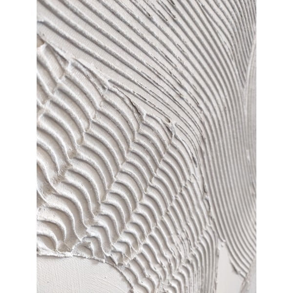 Rankomis tapytas paveikslas 90x120 cm White Sculpture - Malerifabrikken-image-2