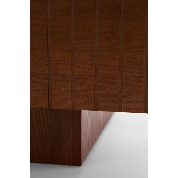 Tamsiai rudos spalvos iš MDF plokštės kavos staliukas 90x90 cm Furuvik – Jotex-image-4