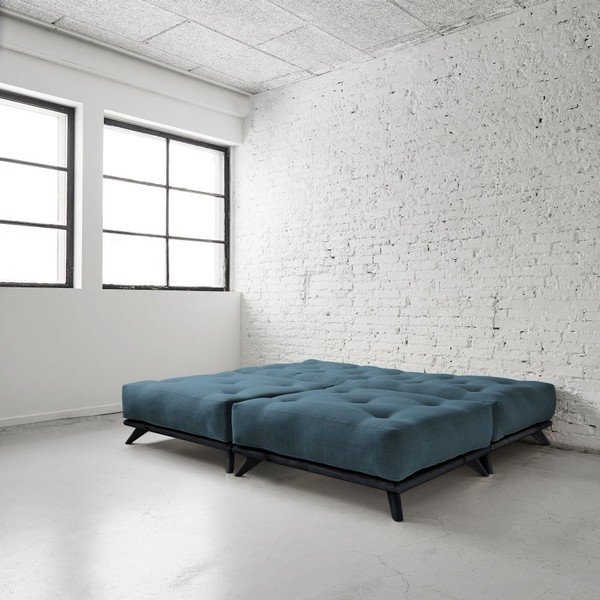 Sofa "Senza" juoda / tamsiai mėlyna-image-4