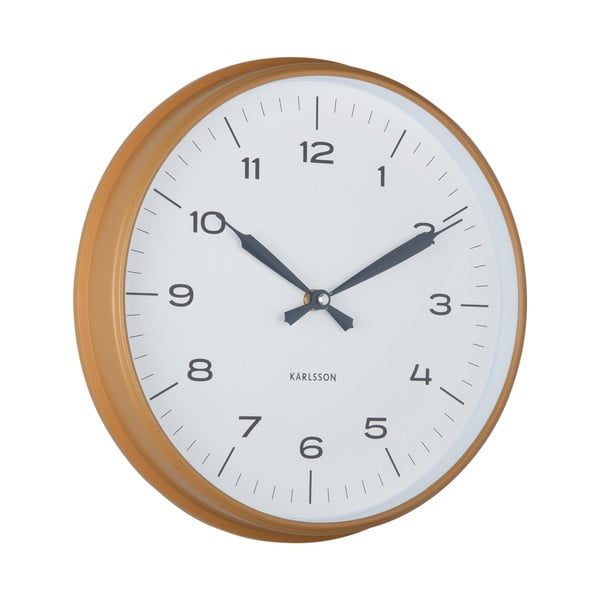 Sieninis laikrodis ø 30 cm Modern Factory – Karlsson-image-3