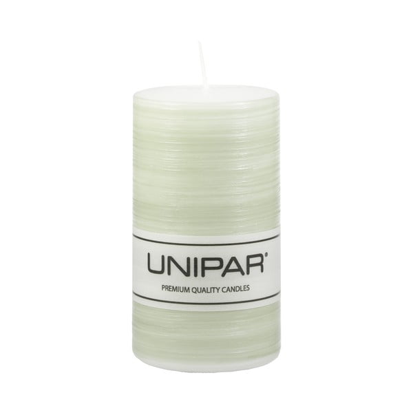 Šviesiai žalia žvakė Unipar Finelines, degimo laikas 40 val