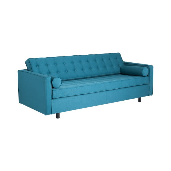 Turkio spalvos trijų vietų sofa Individualizuotos formos tema