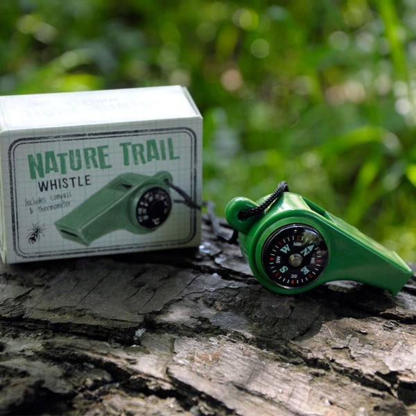 Švilpukas su įmontuotu termometru ir kompasu "Rex London Nature Trail-image-1
