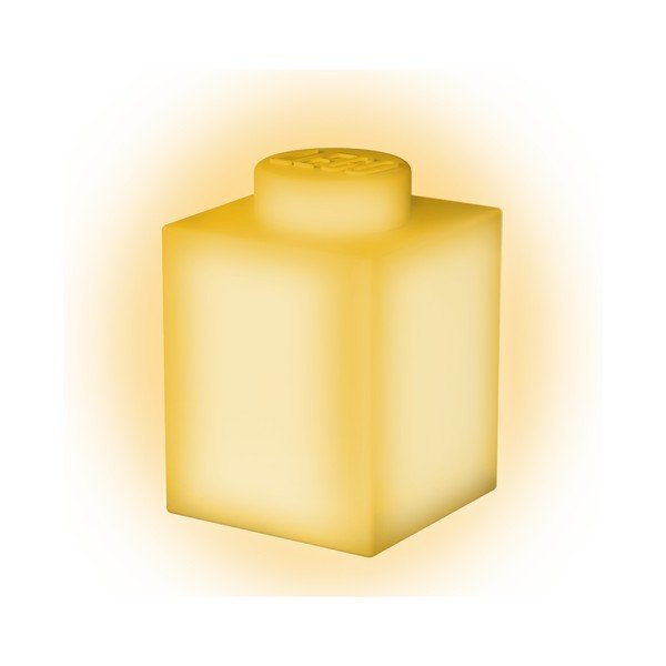 Geltona silikoninė naktinė lemputė LEGO® Classic Brick-image-1