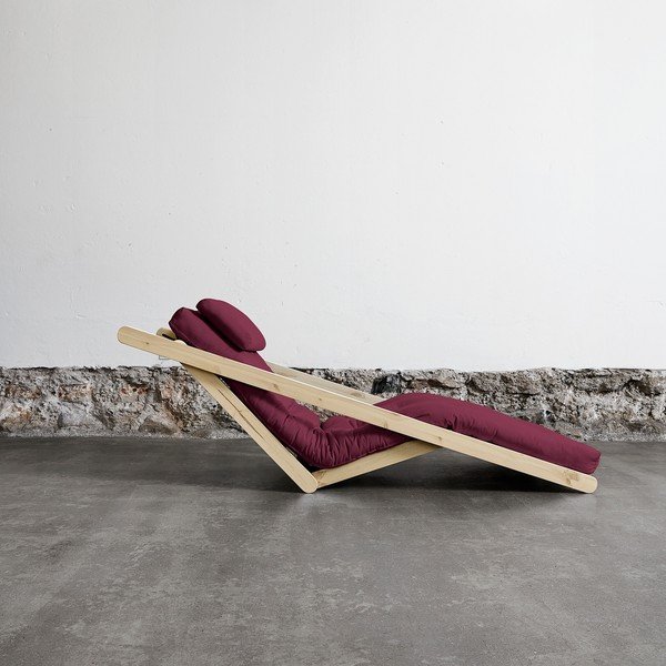 "Karup Figo" gultas, Raw/Bordo, 70 cm-image-1