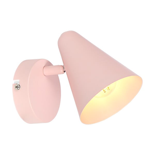 Sieninė lempa šviesiai rožinės spalvos Amor – Candellux Lighting-image-1