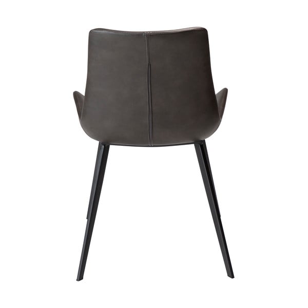 Pilka odinė valgomojo kėdė DAN-FORM Denmark Hype-image-3