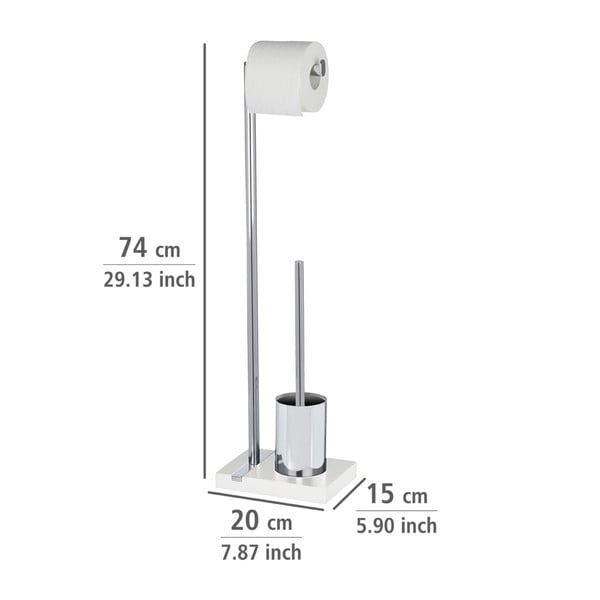 Tualeto šepetys su tualetinio popieriaus laikikliu Wenko Noble-image-1