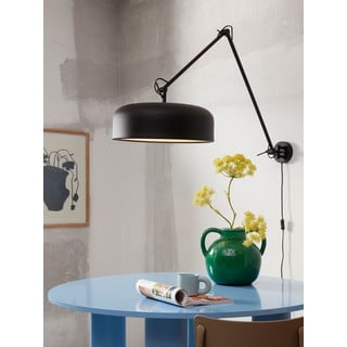 Sieninė lempa juodos spalvos ø 48 cm Marseille – it's about RoMi