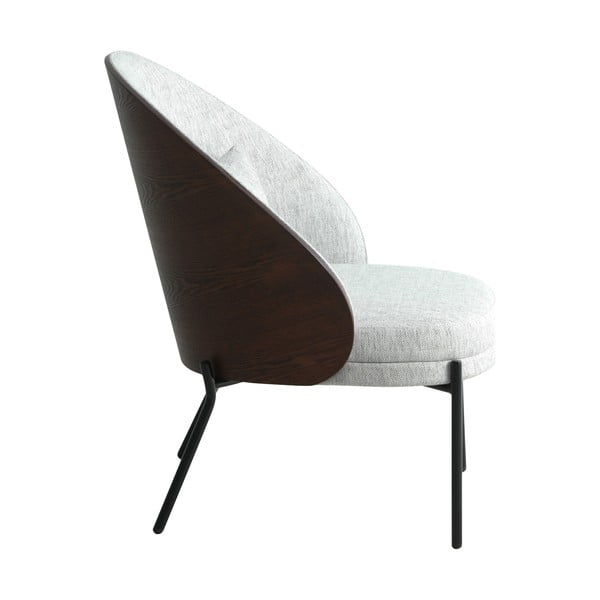 Krėslas šviesiai pilkos spalvos Canelas – House Nordic-image-2