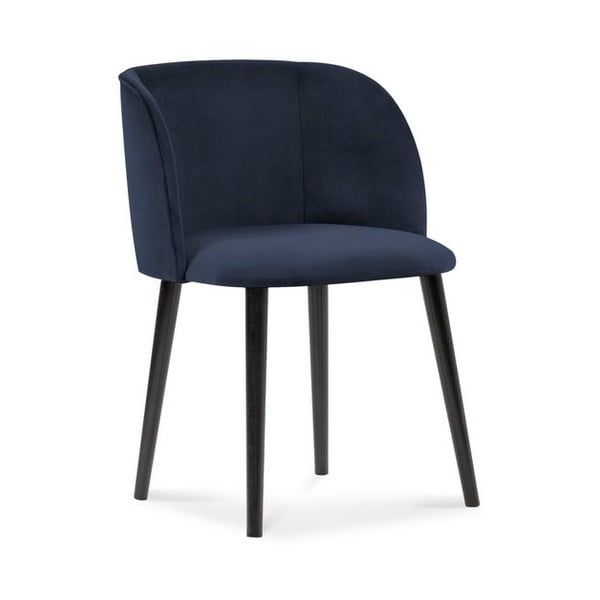 Tamsiai mėlyna valgomojo kėdė su aksomo apmušalais Windsor & Co Sofos Aurora