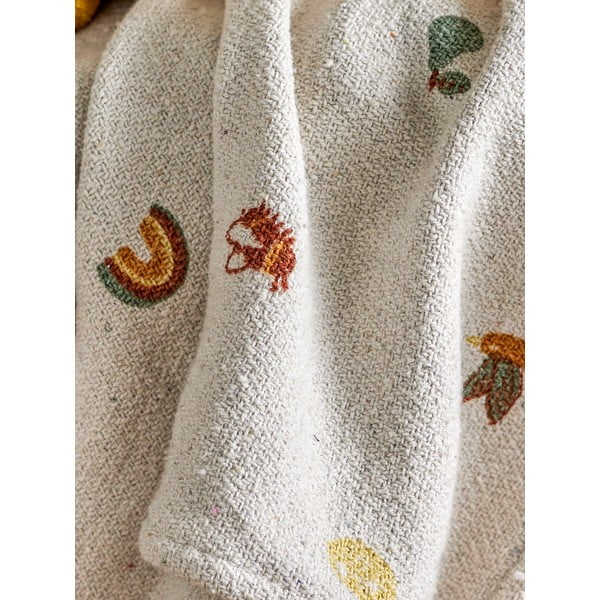 Vaikiškas pledas baltos spalvos 80x100 cm Agnes – Bloomingville Mini-image-2