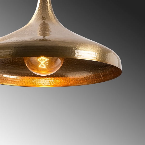 Bronzinės spalvos kabantis šviestuvas ø 36 cm su metaliniu gaubtu Tattoo – Opviq lights-image-4