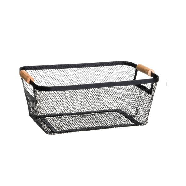 Vieliniai iš metalo krepšiai 2 vnt. 33x21x14 cm – Casa Selección-image-3