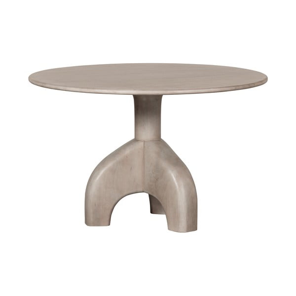 Valgomojo stalas iš mango masyvo apvalios formos ø 120 cm Smooth – BePureHome-image-1