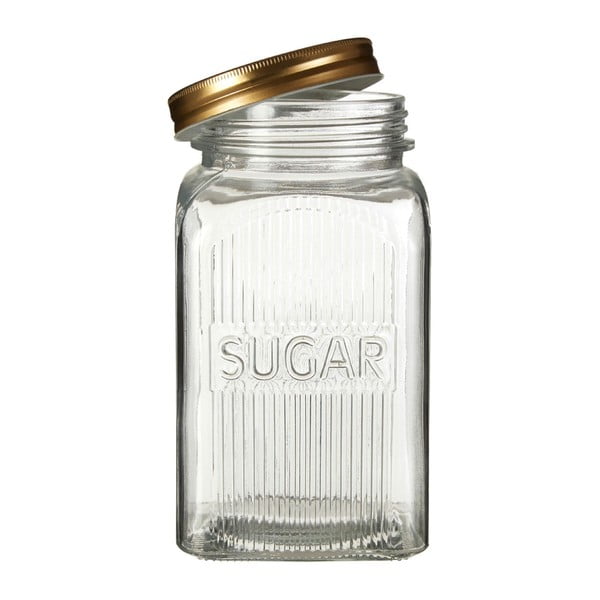 Cukraus, kavos ir arbatos indelių rinkinys su aukso detalėmis Premier Housewares Embossed-image-1