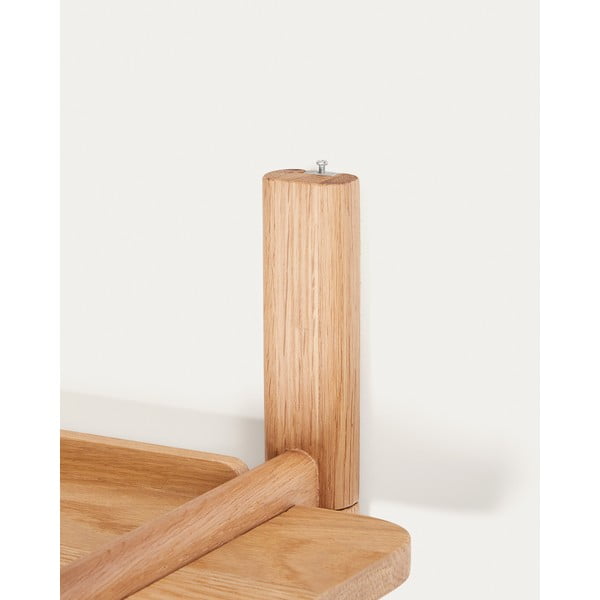 Iš ąžuolo masyvo modulinė lentyna natūralios spalvos 110x28 cm Sitra – Kave Home-image-2