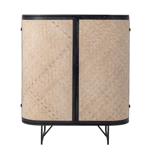 Natūralios spalvos iš bambuko spintelė 92x105x36,5 cm Ember – Bloomingville