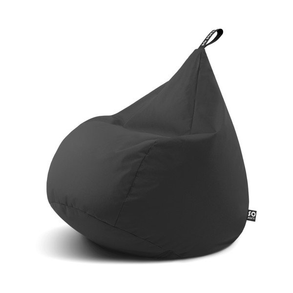 Pilkos spalvos vaikiškas sėdmaišis Drop M – So Soft?